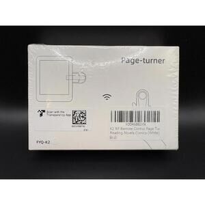 K2 RF Remote Control Page Turner - Kindle, IPad White New